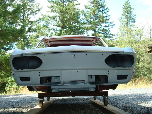 This view clearly shows the air inlets cut into the lower valence.  The plan is to integrate inlet ducts into a splitter to clean up the appearance.