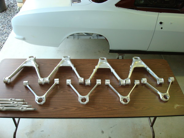 C4 Corvette upper and lower control arms.