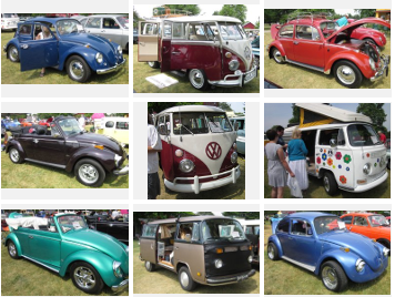 VW'S AT AIR COOLED GATHERING AT THE GILMORE IN 2012