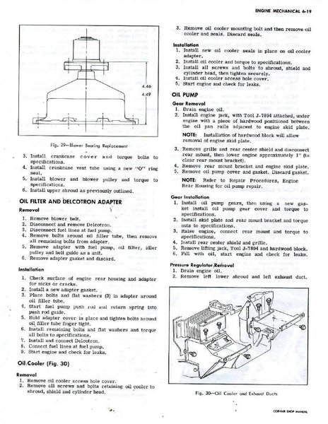1965 Corvair Chassis Shop Manual, page 6-19