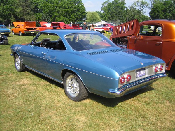 Allan Lacki 1966 Corvair Marina Blue Coupe