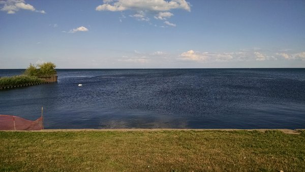 Part of the Great Lakes system, here is Lake St. Clair on a gorgeous summer day!