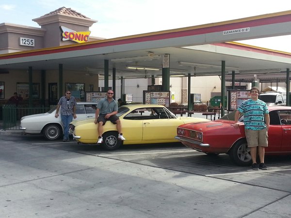With the boys at Sonic...