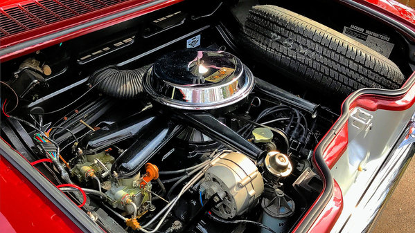 1965 Corvair Corsa 140 hp 4x1 Engine.jpg