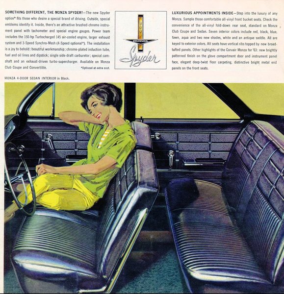 5 - 1963 Corvair Sales Brochure - PAGE 4