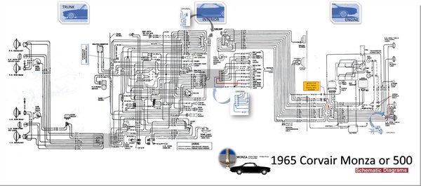 1965 Corvair Monza Full Schematic (Rev. E)