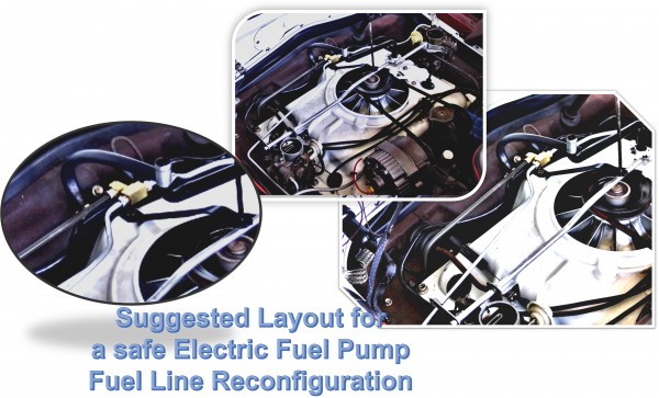 Fuel Line Layout Suggestion for Electric Fuel Pumps