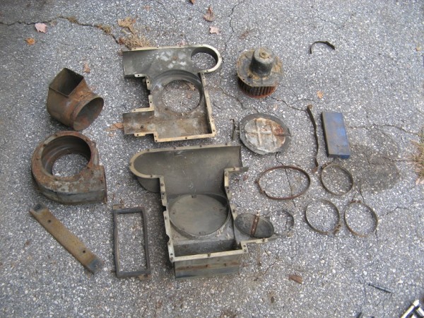 These are the parts after disassembly &amp; before cleaning.