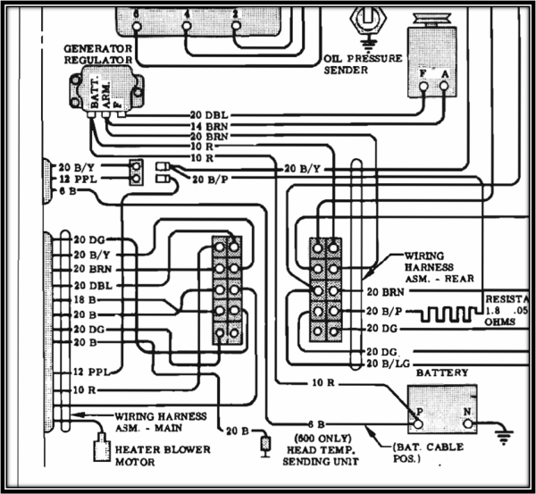 1964 Corvair Generator Charging Circuit