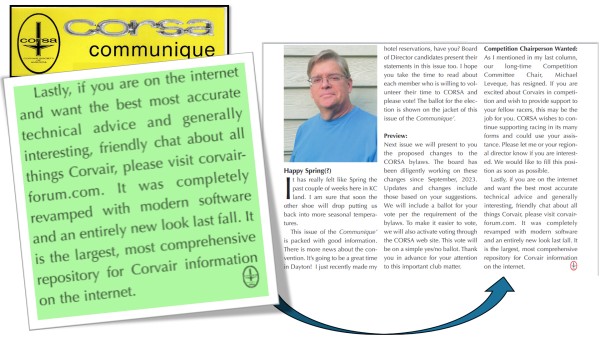 CORSA Communique Comment Regarding the CORVAIR FORUM!.jpg