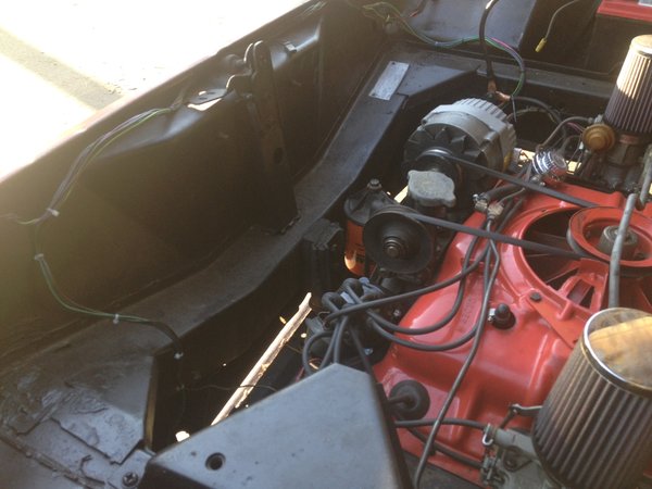 trying to show wiring harness