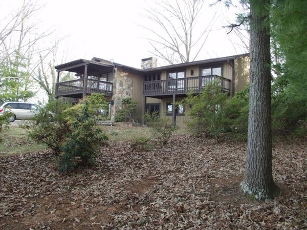 View of our home from the lake