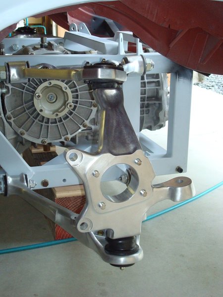 Assy. showing front &quot;ABS&quot; style knuckle used at rear.