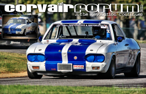 Corvair Stinger November 2013 Calendar page