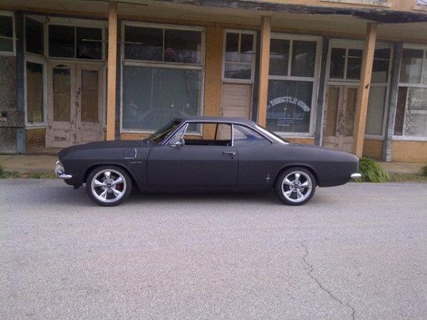 This is my 1965 corsa turbo that i just completed its sealed with a 2k hot rod black primer.