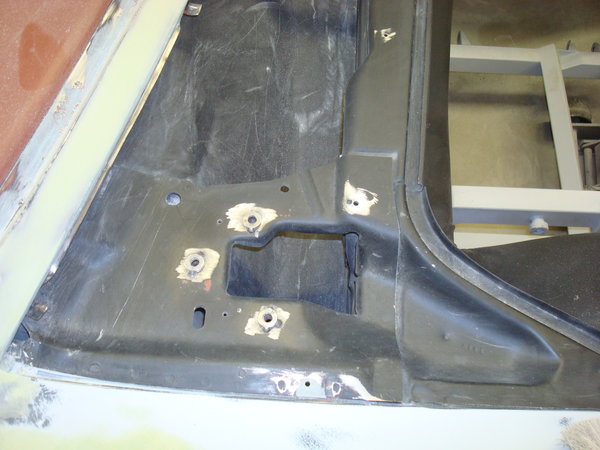 Hood hinge spacers.