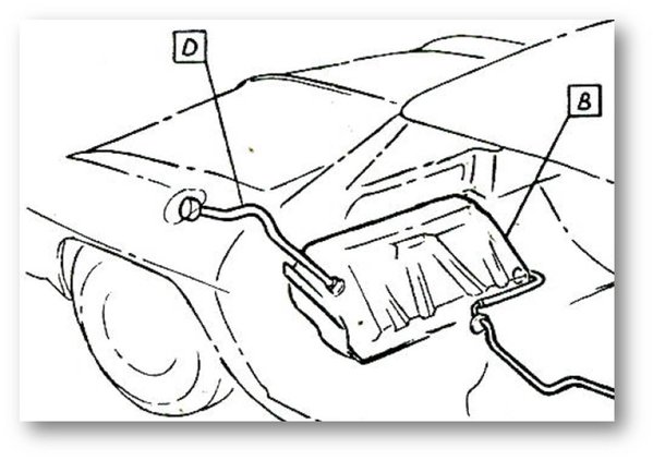 1965-1969 Corvair Fuel Tank Diagram