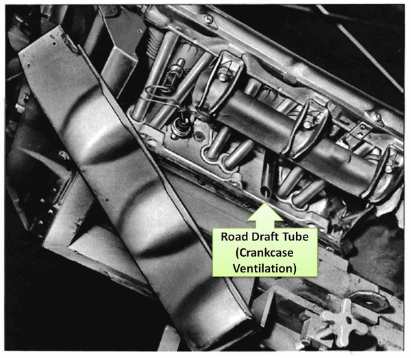 Road Draft Tube - Corvair Crankcase Ventilation (1960-1962)