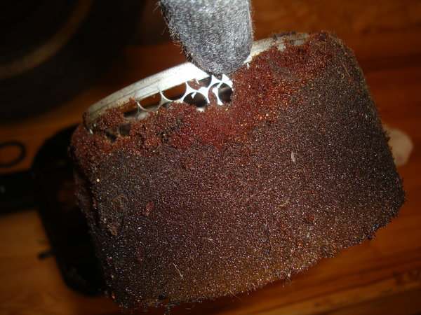original oil wetted foam air filter element
