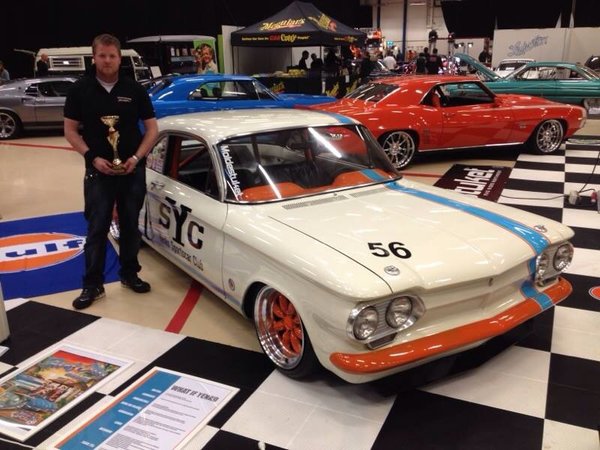 Me with the 1.place in Muscle Car award