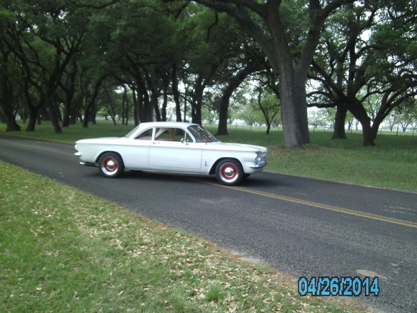 At the Heart Of Texas Corvair reunion in Johnson City, Tx.