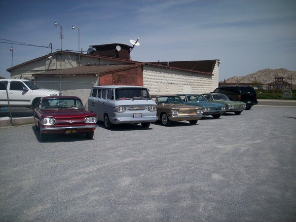 I hate this picture...why? because it shows five vairs and my truck, just reminds me that I'm there and my vair isn't!