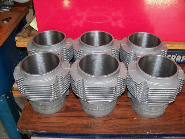 The cylinders cleaned up very nicely, and were well within tolerance. They were de-flashed and honed.
