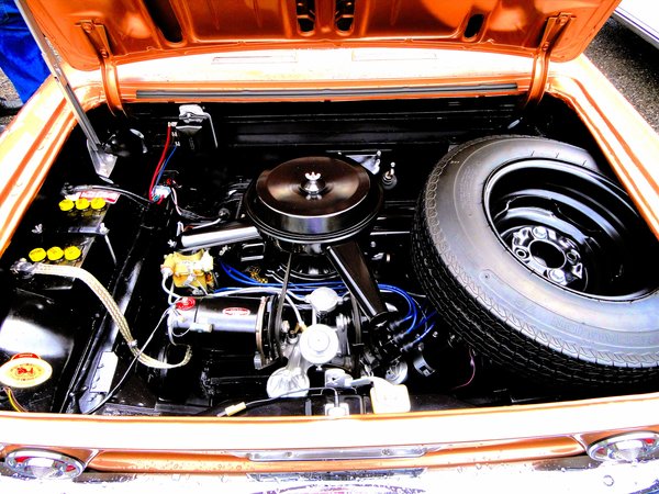 1964 Stock Engine Compartment