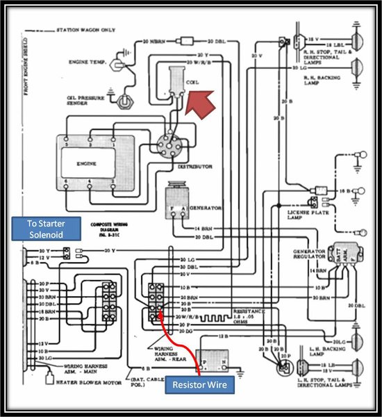 1962 Corvair Engine Compartment Wiring Diagram