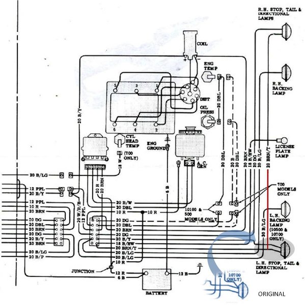 1965-1969 Corvair Engine Compartment Wiring Diagram (CORRECTED)