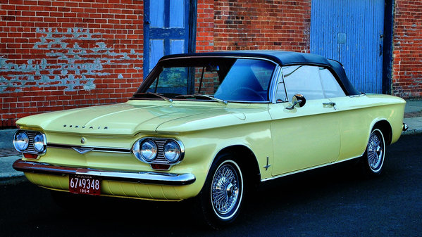 1964 Corvair Monza Convertible (Yellow) with Kelsey Hayes Wire Wheels (1).jpg