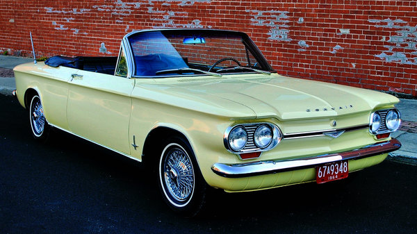1964 Corvair Monza Convertible (Yellow) with Kelsey Hayes Wire Wheels (2).jpg