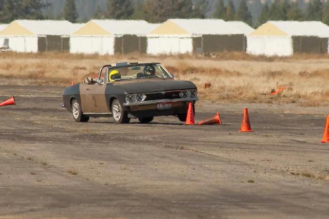 me racing my dads convertible