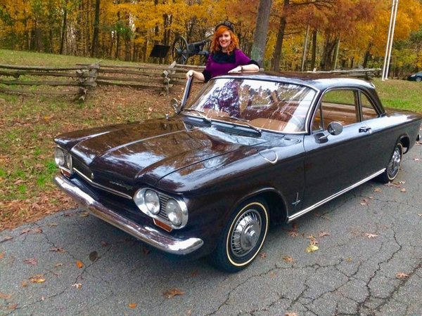 My 1963 Chevy Covair Monza 900.  It was totally restored with all new interior and a new paint job in original cordovan brown.