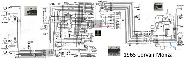 1965 Corvair Monza Full Schematic