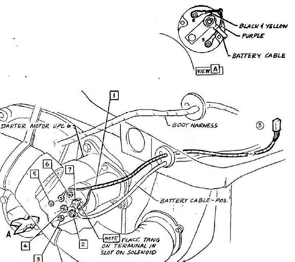 1965-1969 Corvair Engine Compartment Wiring Harness Starter Connections.jpg