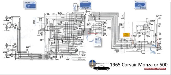 1965 Corvair Monza Full Schematic