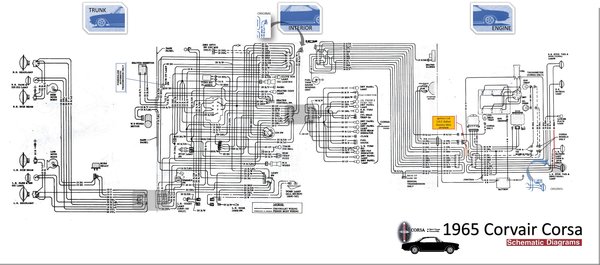 1965 Corvair Corsa Full Schematic