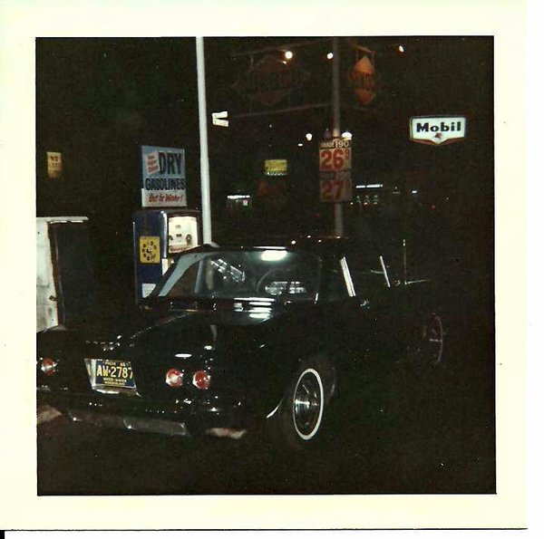 Ann's Corvair at Sunoco gas station.jpg