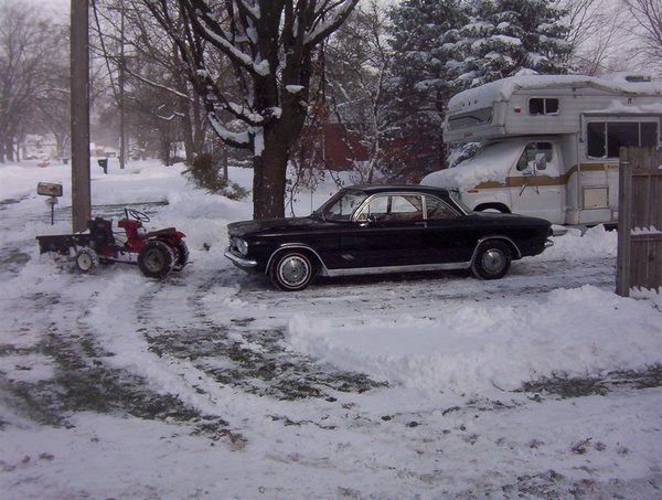 Last winter, no snow tires though. Black 64.