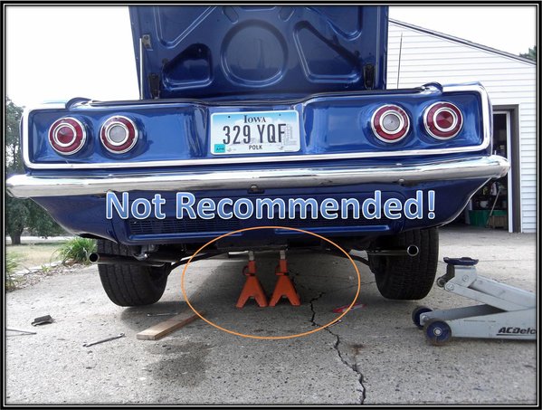 1965 Corvair - DO NOT LIFT HERE!