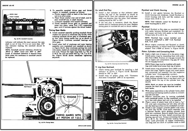 Corvair Timing Marks