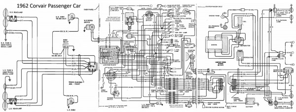 1962 Passenger Car Combined Schematic (Rev. A)