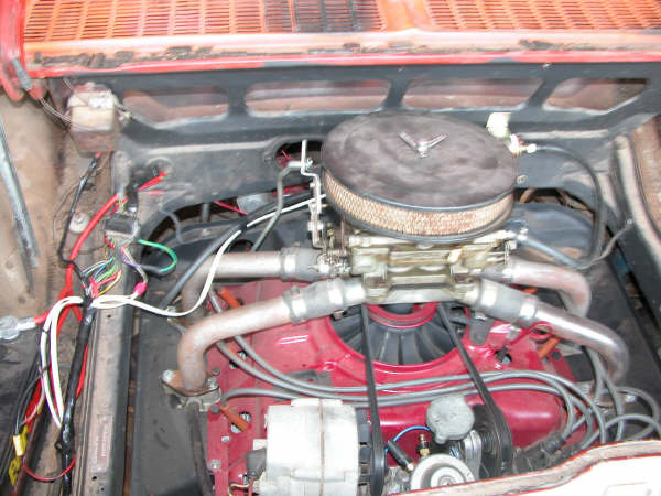 still dressing up the engine compartment