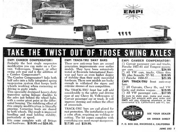 EMPI Camber Compensator Advertisement