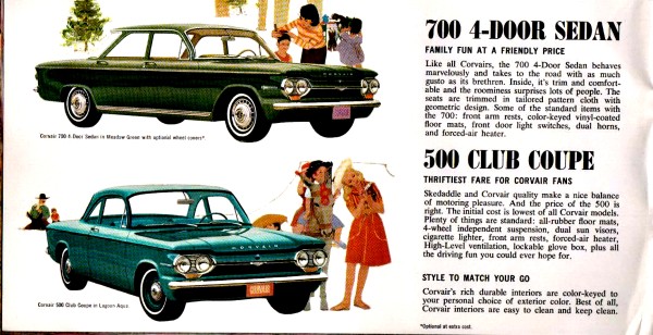 1964 Corvair Marketing Brochure