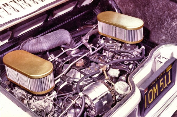 1965 Corvair Corsa Coupe 140hp 4x1 - 1981 - Engine Compartment.jpg