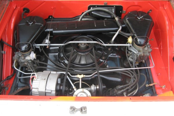 Greenbrier engine compartment after gone through. It looks and functions better now.