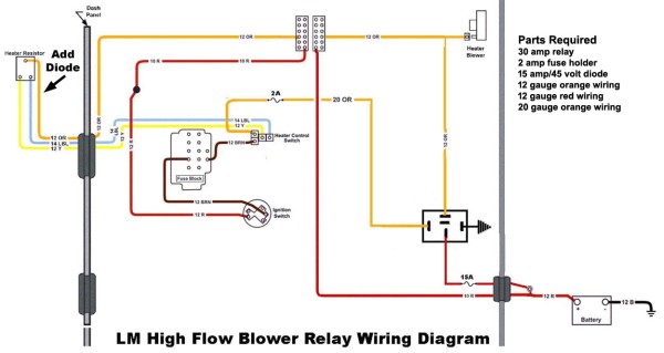 Corvair Heater Hi Flow Blower Relay Wiring Diagram.jpg