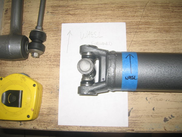 Same concept with the wheel end of the shaft.